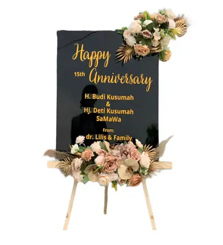 Papan Bunga Akrilik Seloromo