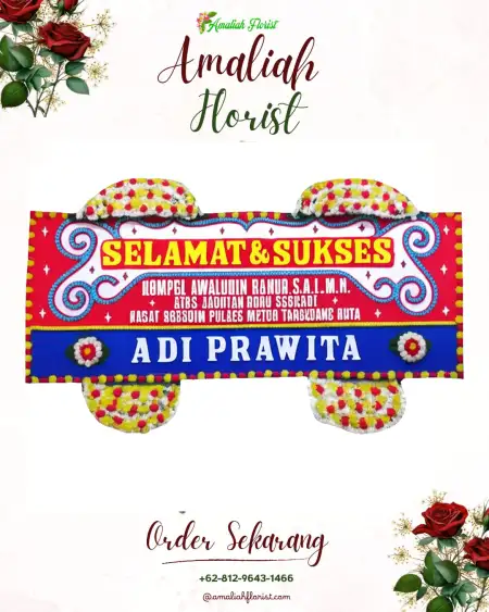 Papan Bunga Ucapan Selamat Seloromo